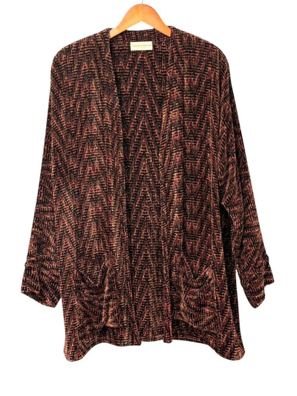 Barbara Holloway Adobe Jewel Jacket NWT Handwoven Chenille Artisan Wearable Art